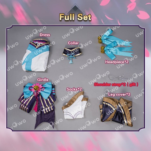 Uwowo League of Legends LOL Spirit Blossom Ahri ASU 2023 The Nine-Tailed Fox Halloween Cosplay Costume - 【Pre-sale】XXXL