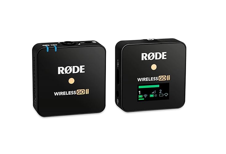 Rode Wireless GO II Single Channel Wireless Microphone System, Black