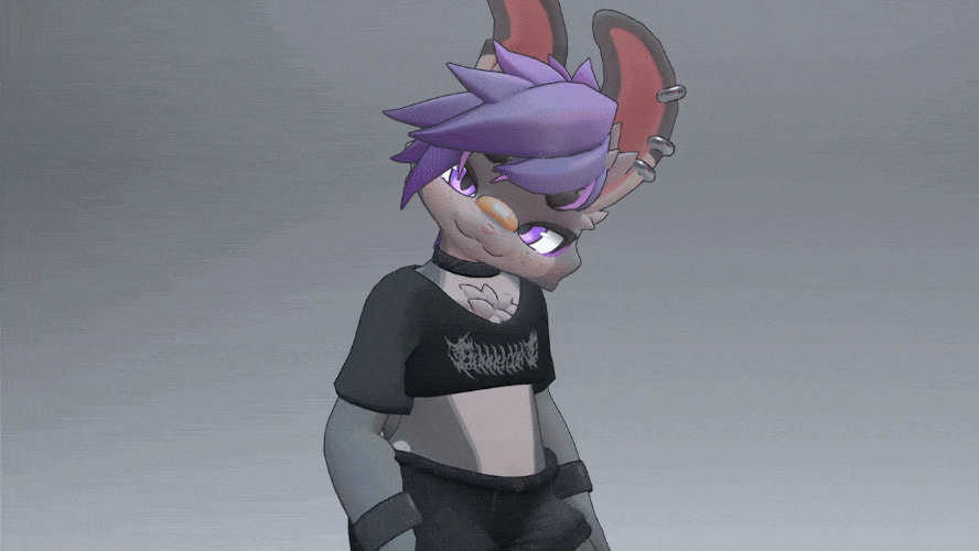 Jiro - Kemono VRChat Bunny Furry Model/Avatar