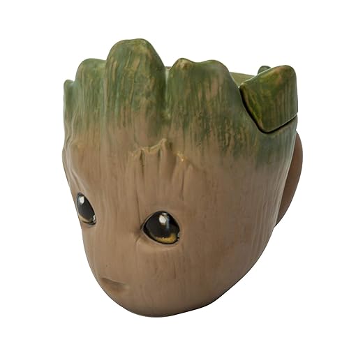 ABYstyle Marvel Guardians of The Galaxy Groot 3D Shaped Ceramic Novelty Coffee & Tea Mug