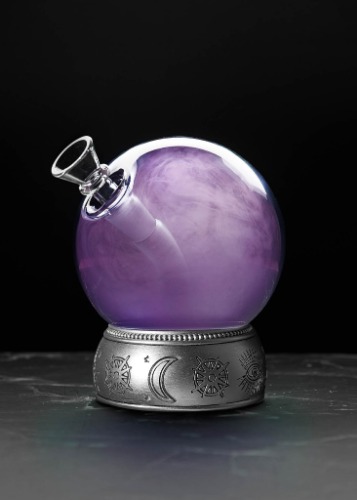 PURPLE CRYSTAL BALL BONG | Default Title