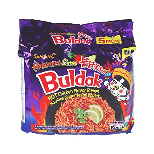 Buldakk Habanero Hot Chicken Flavor Ramen (135gX5) 