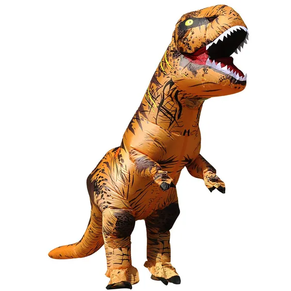 RHYTHMARTS Dinosaur Inflatable Costume Trex Costume Halloween Costumes Fancy Dress for Adult - 