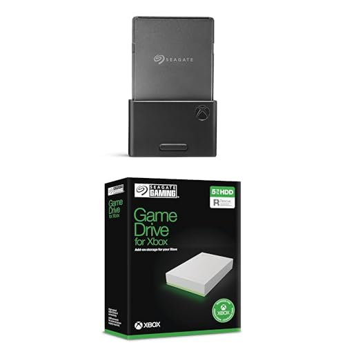 Seagate Xbox Series X|S Game Drive Bundle 2TB SSD, 5TB HDD - 2TB + 5TB - Xbox X/S