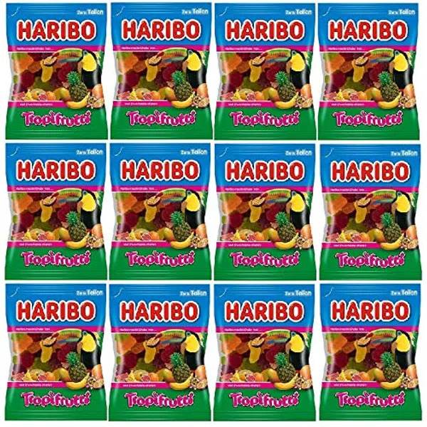 12 zakken Haribo Tropifrutti a 200 g (12 x 200 g)