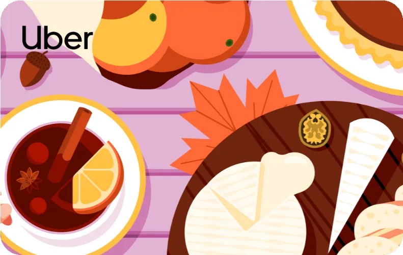 Uber eat gift card