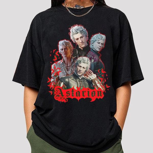 BG3 Astarion Inspired Essential T-Shirt, BG3 Astarion Inspired Merch Tshirt, BG3 Fan gift,, BG3 Design Tee, BG3 Astarion Video game