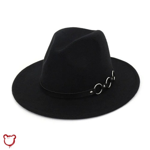Triple O O-Ring Fedora - Black / 55to58cm