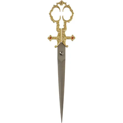 Furniture Creations Renaissance Dagger Style Scissors with Sheath Cover