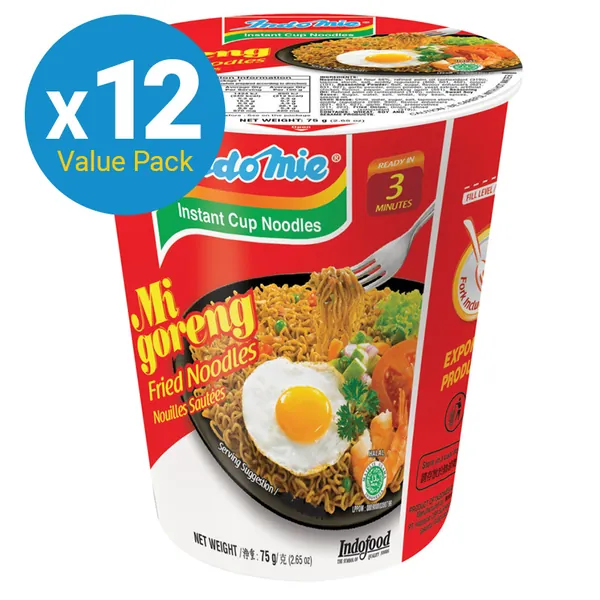 Indomie Cup Noodles (12 Pack)