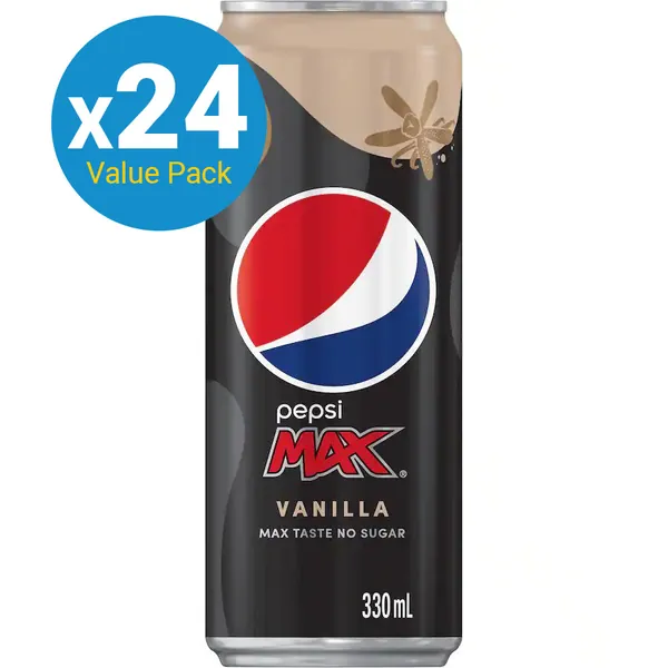 Pepsi Max Vanilla (24 Pack)