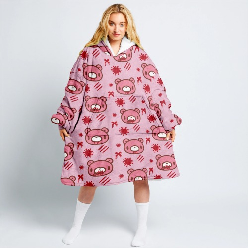 Gloomy Bear Hoodie Blanket