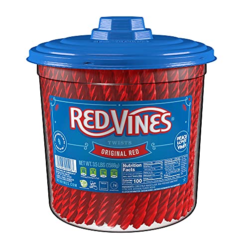 Red Vines Original Red Licorice Twists 1.58 kg