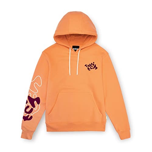 Twitch Fleece Hoodie Sweatshirt - 3X-Large - Orange Sherbert