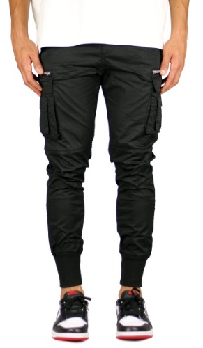 Black Cool Cargo Jogger | S / Black
