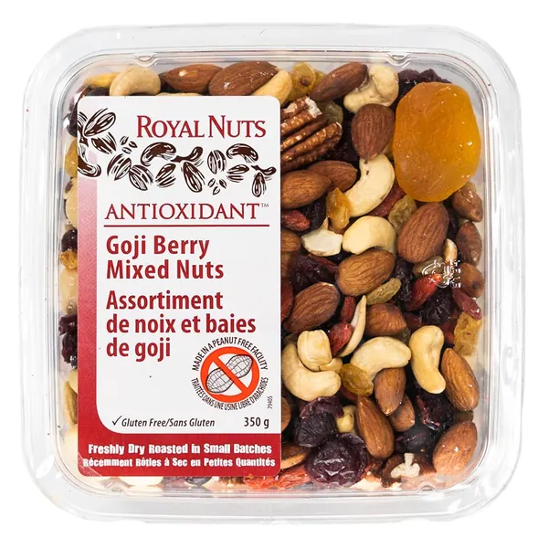 ROYAL NUTS Dry Roasted Goji Berry Mix Nuts, 350 Grams