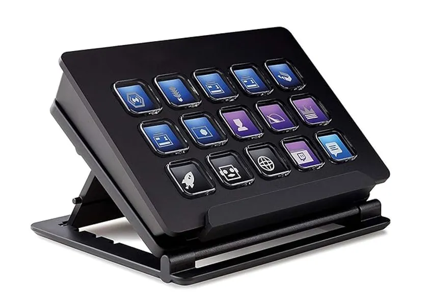 Elgato Stream Deck Classic - Live production controller with 15 customizable LCD keys and adjustable stand, trigger actions in OBS Studio, Streamlabs, Twitch, YouTube and more, works with PC/Mac