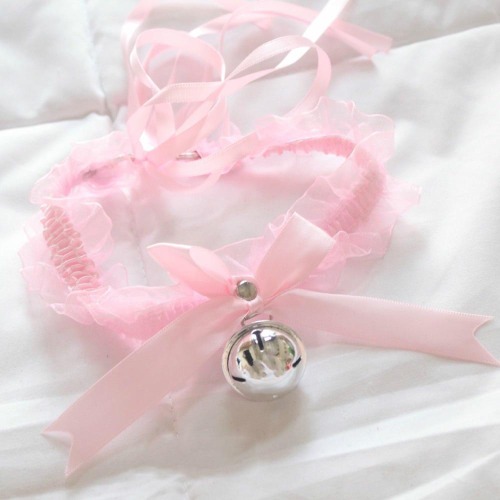 Kitten Bell Collar - Pink