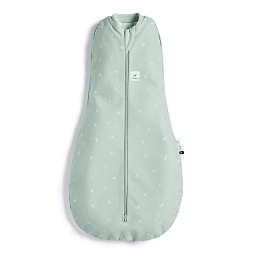 ergoPouch 0.2 tog Baby Sleep Sack 6-12 Months - Toddler Sleeping Sack for Warm & Cozy Nights - Cocoon Swaddle Sack Baby Keeps Calm & Relaxed - Baby Sleeping Bag Regulate Body Temperature, (Green) - 0.2 TOG - 6-12 months - Green