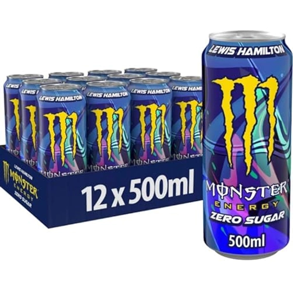Yogi Trade Monster Energy Lewis Hamilton Zero Sugar 500ml (Pack of 12)