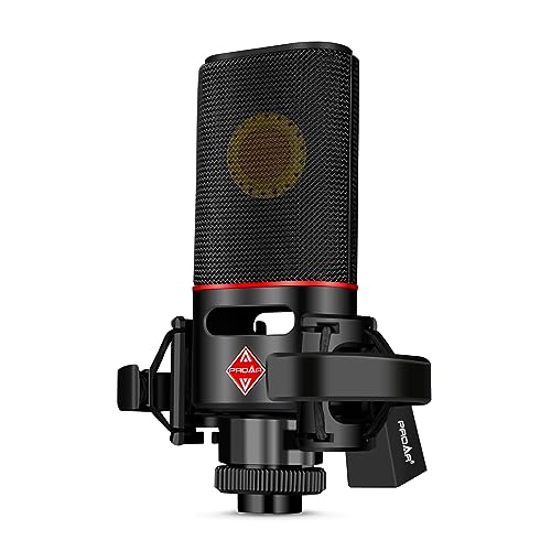 PROAR XLR Cardioid Condenser Microphone with 25mm Large Diaphragm