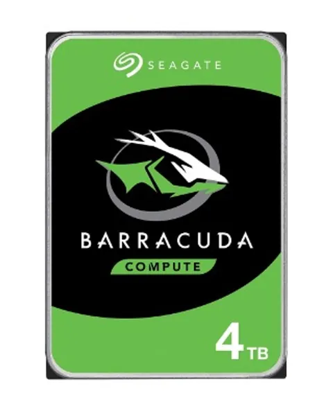 Seagate BarraCuda 4 TB Internal Hard Drive HDD – 3.5 Inch SATA 6 Gb/s 5400 RPM 256 MB Cache for Computer Desktop PC Laptop (ST4000DM004)