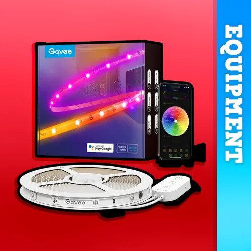 Govee Lights for the shelf unit