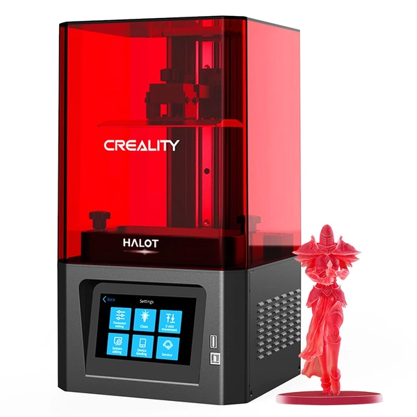 Creality HALOT ONE Resin 3D Printer with 5.96 inches 2K Mono LCD, Intergral Light Source and Fast Printing, Precise Z-axis Module and WiFi Control, Assembled Out of The Box
