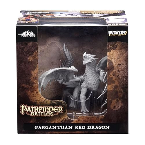 WizKids Pathfinder Battles™ Deep Cuts™ - Gargantuan Red Dragon - Red