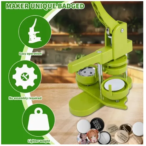 badge maker machine button maker machine   install pin - Temu