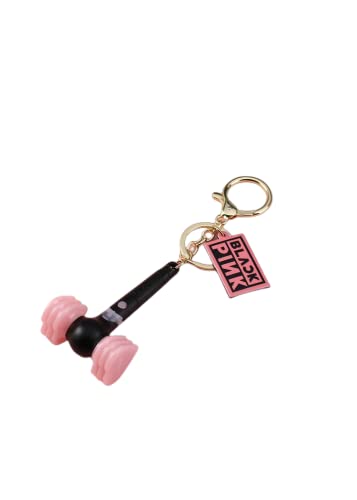 BLACK-PINK Luminescent Keyring 10 colors Change Keyring Set Mobile Phone Pendant School Bag Accessories with Beautiful gift box packaging
