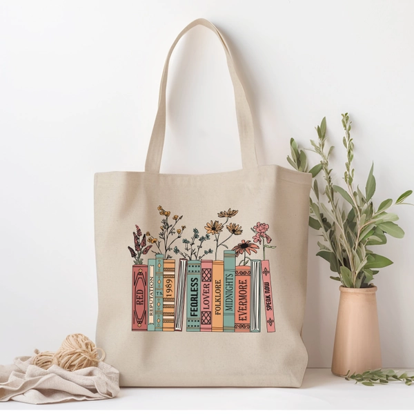 Taylor Swift Albums as Book Tote Bag, Trendy Aesthetic For Book Lovers, Grocery bag, Country Music Hoodie, RACK Music bag, gift for her
