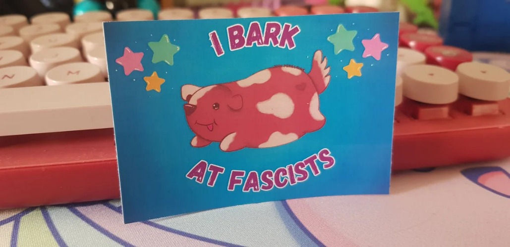 I Bark Sticker