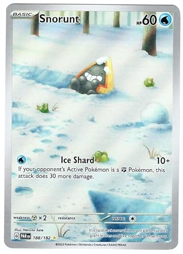 Pokemon - Snorunt 188/182 - Paradox Rift - Illustration Rare - Single Card
