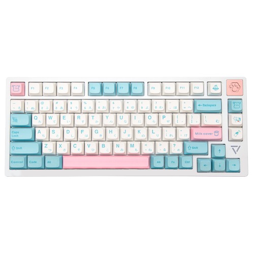 MILK XDA/Cherry Profile Keycaps PBT Keycap Set | Japanese / Cherry