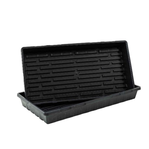 1020 Extra Strength Trays | 1 Tray / Black / No Holes