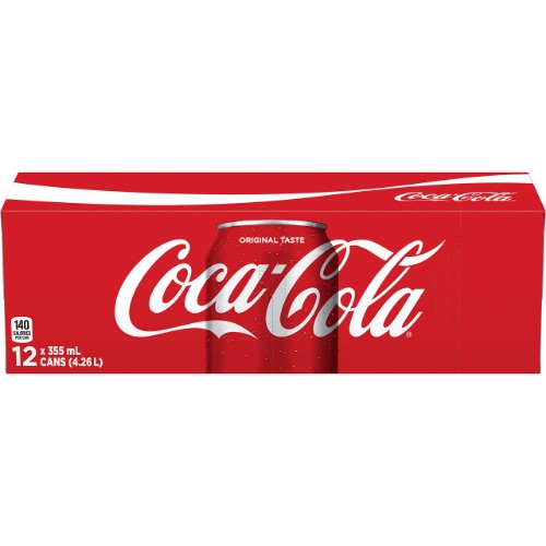 Coca-Cola Coke Classic, 355mL cans, Pack of 12 - Classic