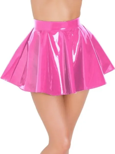 PVC Pink Party Skirt