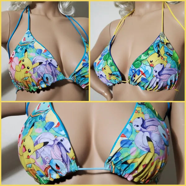 Pokemon characters Bikini Top