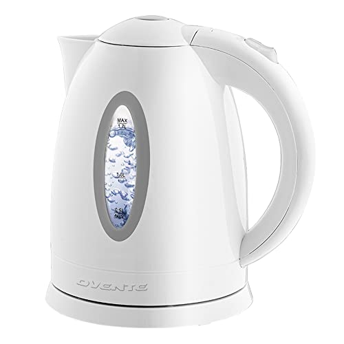 OVENTE Electric Kettle 1.7 Liter - White