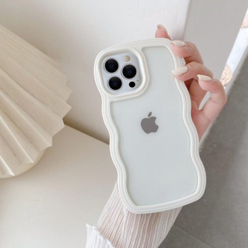 QLTYPRI iPhone 11 Pro Max Case, Clear TPU Cover, Stylish, Korean, Cute, Transparent, Thin, Lightweight, Shockproof, Smartphone Case, Compatible with Wireless Charging, Strap Hole, Compatible with iPhone 11 Pro Max Case, 6.5 Inches - White - iPhone 11 Pro Max - white