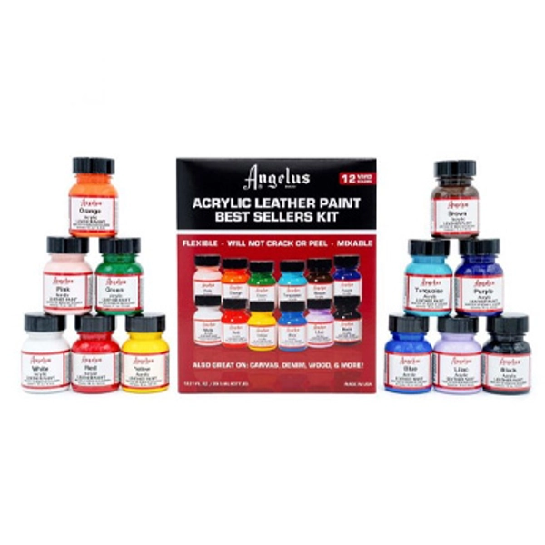 ANGELUS Acrylic Leather Painting Supplies