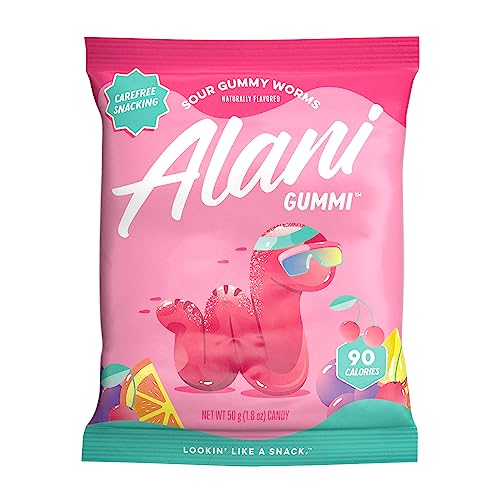 Alani Gummis Sour Gummy Worms Low Sugar