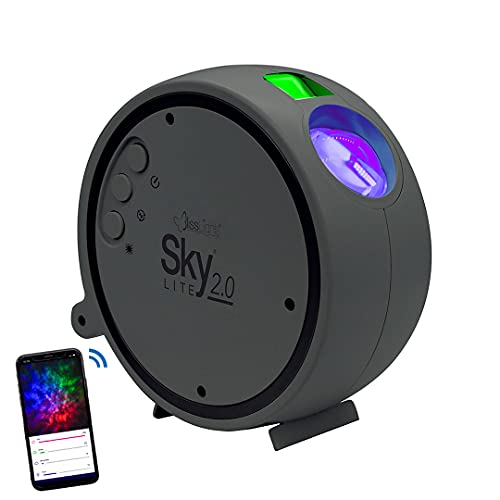 BlissLights Sky Lite 2.0 - RGB LED Laser Star Projector, Galaxy Lighting, Nebula Lamp (Green Stars, Smart App) - Green Stars