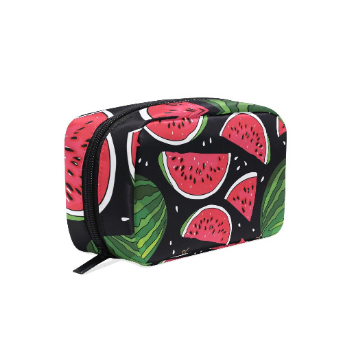Makeup Bag Portable Travel Cosmetic Train Case Watermelon Toiletry Bag Organizer Accessories Case Tools Case for Beauty Women - pattern 3