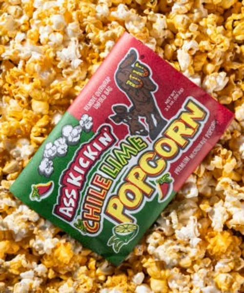Chile Lime Popcorn: Microwave popcorn with a hint of spice and lime.