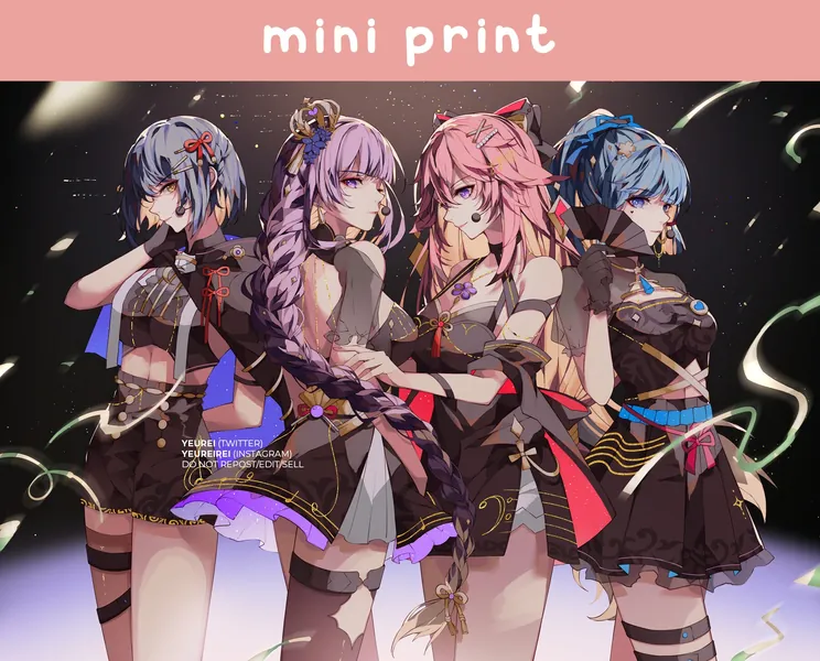 Genshin Impact "Stage Lights" Postcard/Mini Print