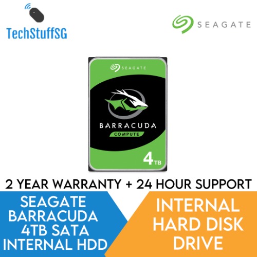 Seagate Barracuda 4TB Internal HDD 3.5" SATA Hard Disk