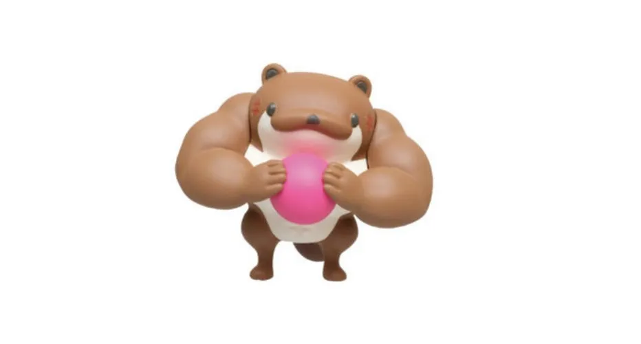 Nutria mamadísima con pelota