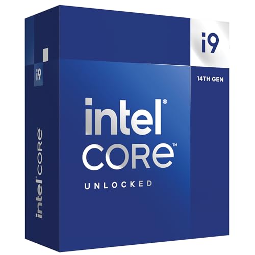 Intel® CoreTM i9-14900K New Gaming Desktop Processor 24 (8 P-cores + 16 E-cores) with Integrated Graphics - Unlocked - Processor - Core™ i9-14900K